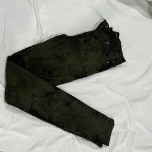 Black Orchid Gisele High Rise Skinny Jeans Dark Green Bite the Bullet